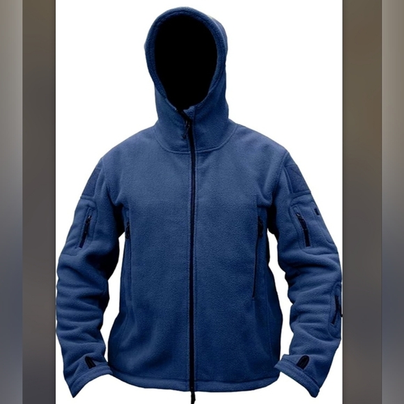 New Men's Warm Military Tactical Sport Fleece Hoodie Jacket - Picture 1 of 1